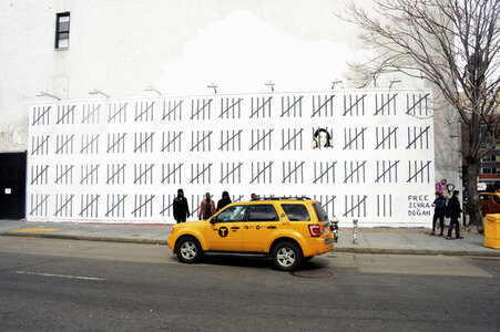 Banksy Protest gegen die Inhaftierung von Zehra Dogan in New York