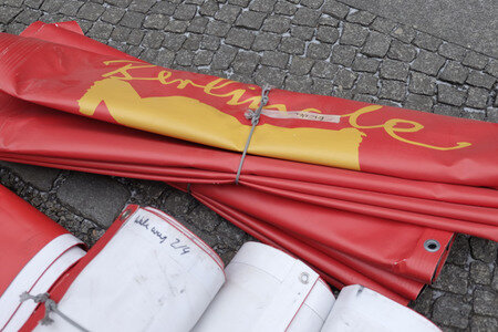 Aufbauarbeiten für die Berlinale 2017