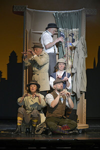 Theaterprobe 'Erich und die Detektive' in Berlin