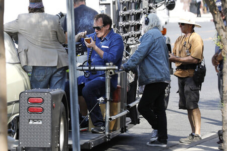 Dreharbeiten zu 'Once Upon a Time in Hollywood' in Burbank