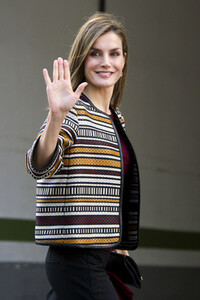 Letizia von Spanien in der Medizinischen Hochschule Madrid