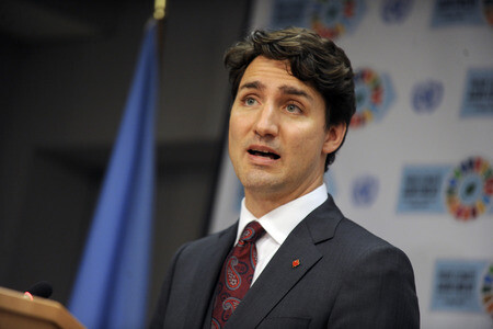 Justin Trudeau Pressekonferenz bei der UN in New York