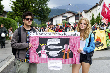 G7 Gipfel auf Schloss Elmau in Bayern