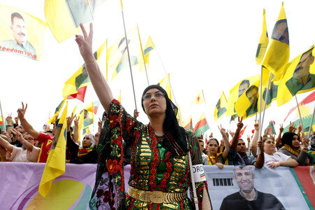 Kurden Großdemo in Köln