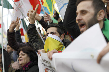 Kurden-Demo in Köln