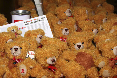 Teddybären Charity Aktion in Hamburg