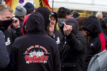 Pegida Demonstration, Wuppertal