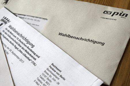 Symbolfoto Wahlbenachrichtigung