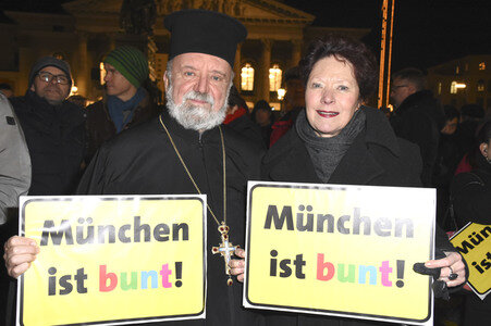 Kundgebung 'Wir sind alle von wo!' in München