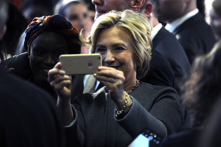Wahlkampfrede von Hillary Clinton in New York