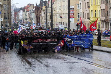 'Cottbus nazifrei' Demonstration, Cottbus