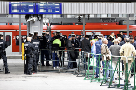Ankunft der Flüchtlinge am Hauptbahnhof München
