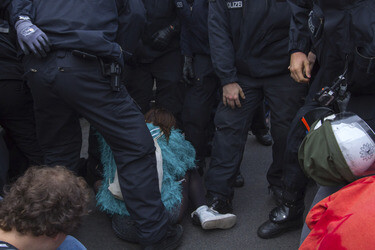 Gegendemonstration zum 'Marsch für das Leben', Berlin