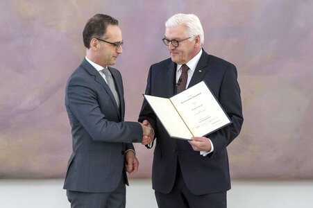 Ernennung der Mnister und Ministerinnen des neuen Bundeskabinetts in Berlin