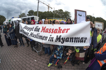 Muslimen Demonstration in Berlin
