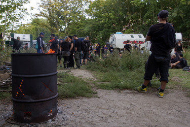Treffen der Hausbesetzerszene im Rahmen der 'Squatting Days', Hamburg