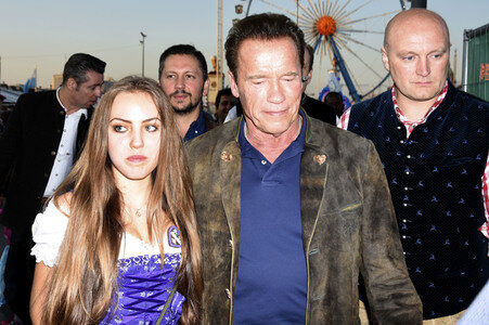 Arnold Schwarzenegger auf dem Oktoberfest 2017 in München