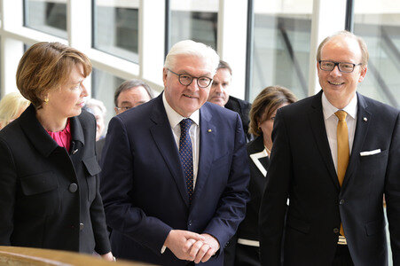 NRW Antrittsbesuch des Bundespräsidenten in Düsseldorf
