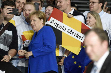 TV-Duell der Spitzenkandidaten zur Bundestagswahl 2017 in Berlin
