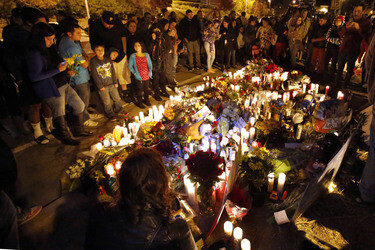 Fans am Unfallort von Paul Walker