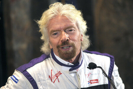 Empire State Building Lighting Ceremony mit Richard Branson in New York