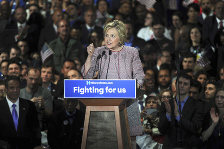 Hillary Clinton bei der NY State Democratic Primary Victory Celebration in New York