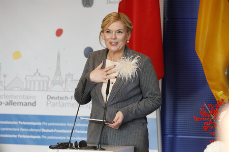 Verleihung des Deutsch-Französischen Parlamentspreises 2025 in Berlin