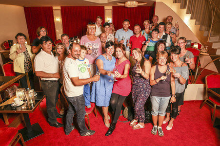 Feier zur TV-Show 'Himmlisches Hotel' in Dresden
