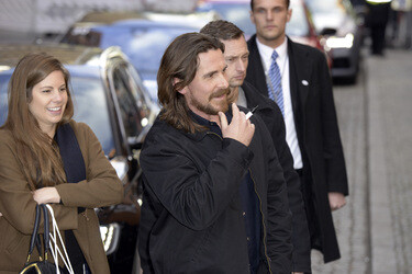 'Knight of Cups' Pressekonferenz Abfahrt, Berlinale 2015