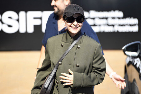 Ankunft von Juliette Binoche auf dem San Sebastian International Film Festival 2025