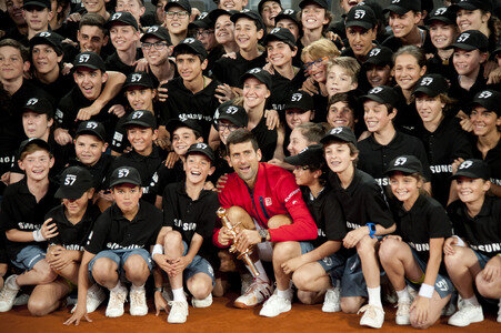 Tennis Match Novak Djokovic vs Andy Murray in Madrid