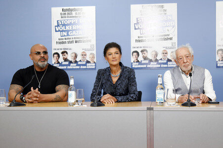 Pressekonferenz zur Friedenskundgebung am 13. September in Berlin