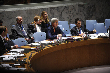 John Kerry leitet die UN Sicherheitsrat-Sitzung zum Thema Irak, New York
