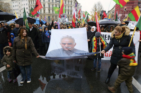 Kurden-Demo in Berlin