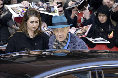 'Mr. Holmes' Pressekonferenz Abfahrt, Berlinale 2015