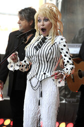 Dolly Parton bei der NBC-Show 'Today', New York