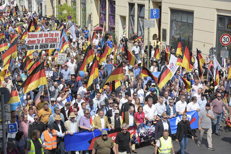AfD Demo 'Zukunft Deutschland' in Berlin