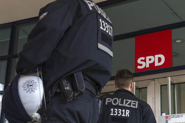 Aktivisten besetzen die Bundeszentrale der SPD, Berlin