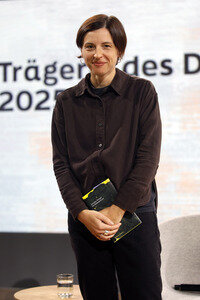 Dorothee Elmiger auf der Frankfurter Buchmesse 2025 in Frankfurt