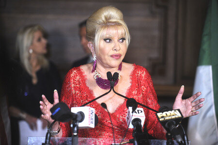 Pressekonferenz mit Ivana Trump in New York