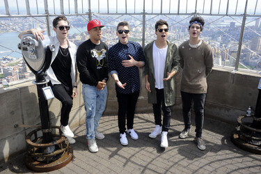 Midnight Red besuchen das Empire State Building, New York
