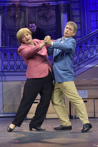 Theaterprobe 'Miss Merkel - Mord in der Uckermark' in Berlin