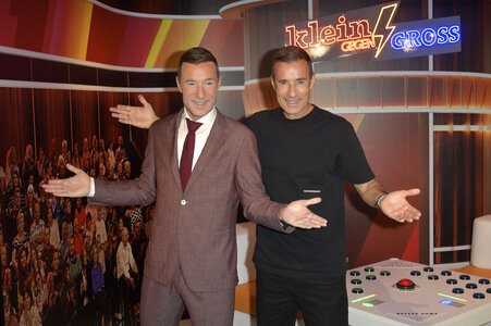 Kai Pflaume bei der Präsentaion seiner Wachsfigur in Berlin