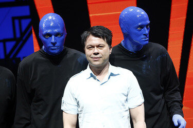 'Blue Man Group' Fototermin, Berlin