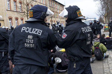 'Cottbus nazifrei' Demonstration, Cottbus
