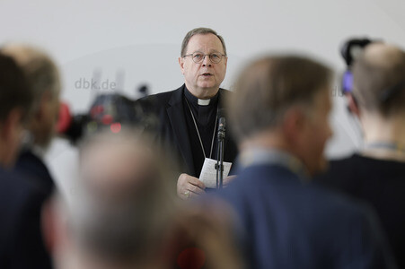 Auftakt-Pressekonferenz zur Frühjahrsollversammlung der Deutschen Bischofskonferenz in Würzburg