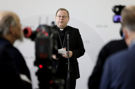 Auftakt-Pressekonferenz zur Frühjahrsollversammlung der Deutschen Bischofskonferenz in Würzburg