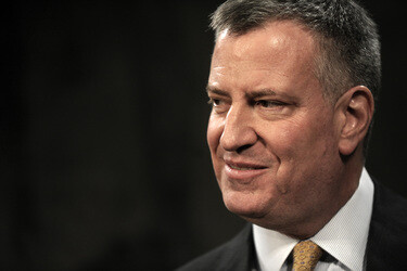 Bill de Blasio Pressekonferenz, New York