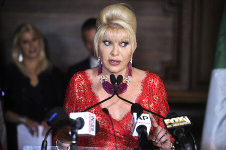 Pressekonferenz mit Ivana Trump in New York