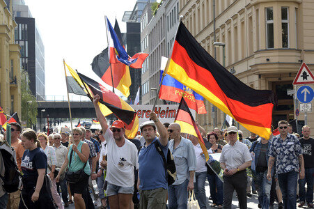 'Merkel muss weg' Demo in Berlin